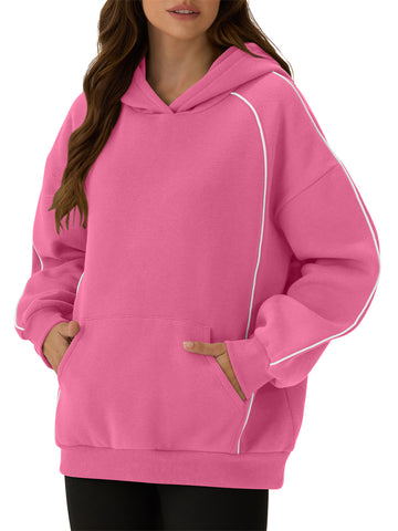 ZAFUL Hoodie for Women Athletic Sweatshirt with Pockets Loose Fitted Outdoor Actives Casual Tops-AMZ