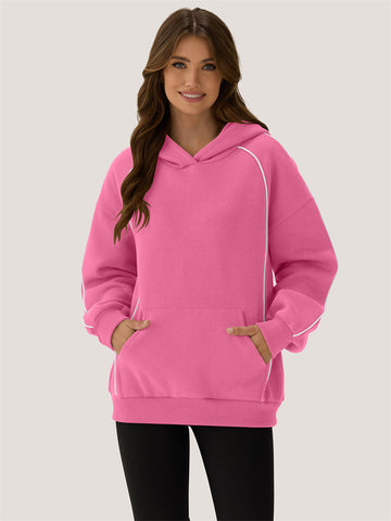 ZAFUL Hoodie for Women Athletic Sweatshirt with Pockets Loose Fitted Outdoor Actives Casual Tops-AMZ