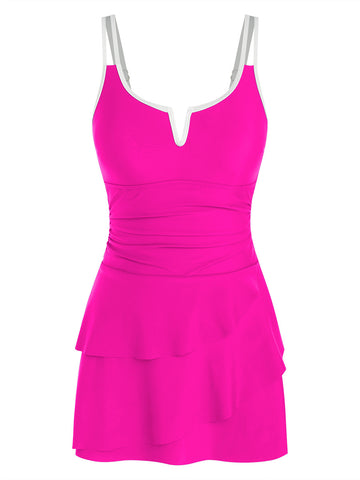 ZAFUL Women's One Piece Swim Dress