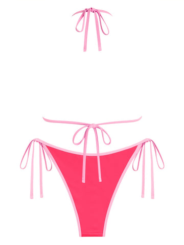 ZAFUL Bikini Set for Women Bathing Suit High Waisted Triangle V Neck Two Pieces Swimsuit