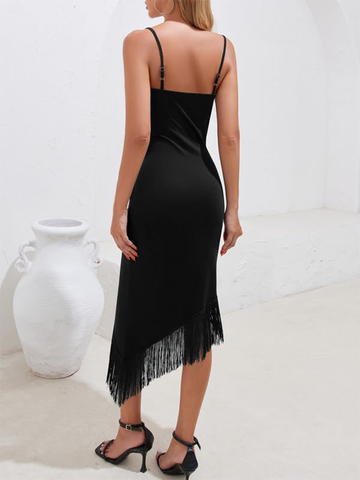 Spaghetti-Strap-Fringe-Black-2