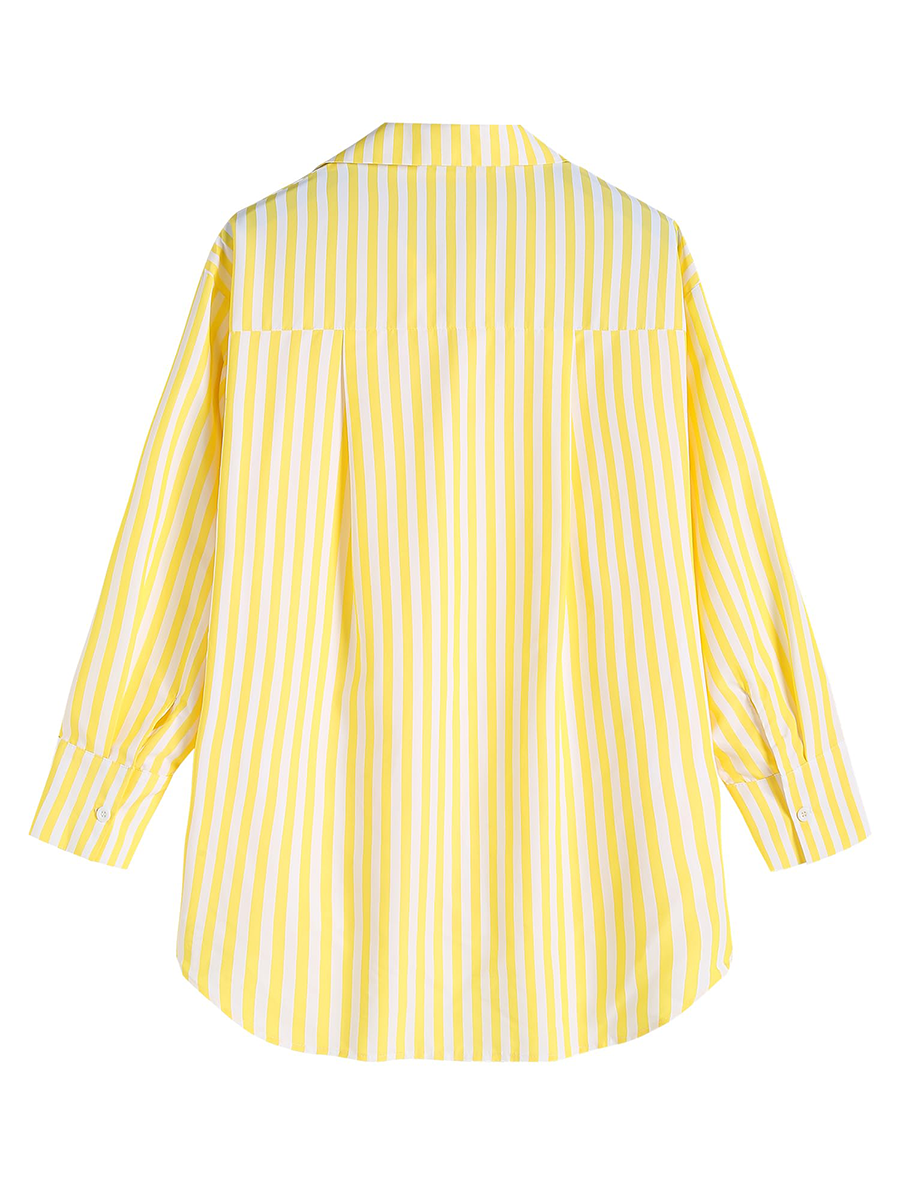 Striped-Button-Down-Shirt-Yellow-3