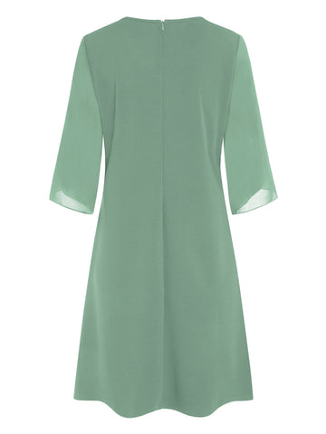 ZAFUL Cocktail Dresses for Women Flutter Sleeve Wedding Guest Dress