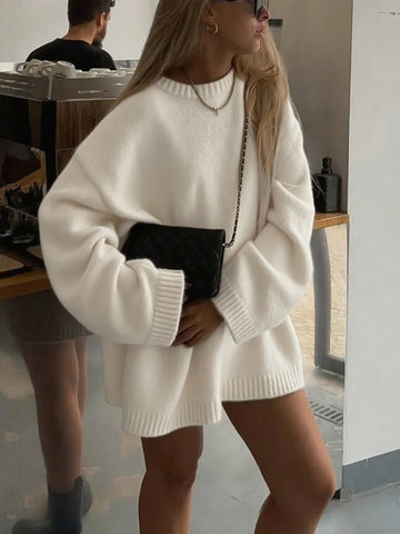 Oversized Crew Neck Sweater