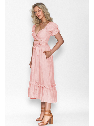 Boho-Tie-Waist-Homecoming-Dress-Pink-3