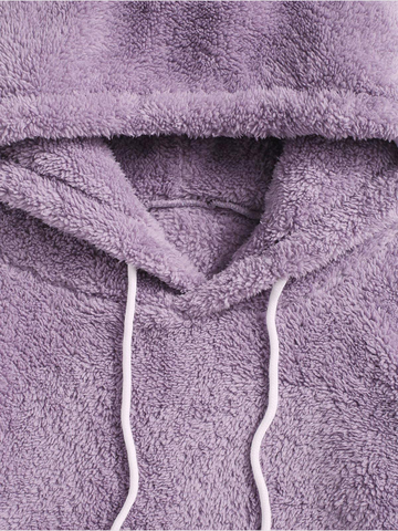 Fuzzy-Fleece-Pajamas-Sets-Purple-4