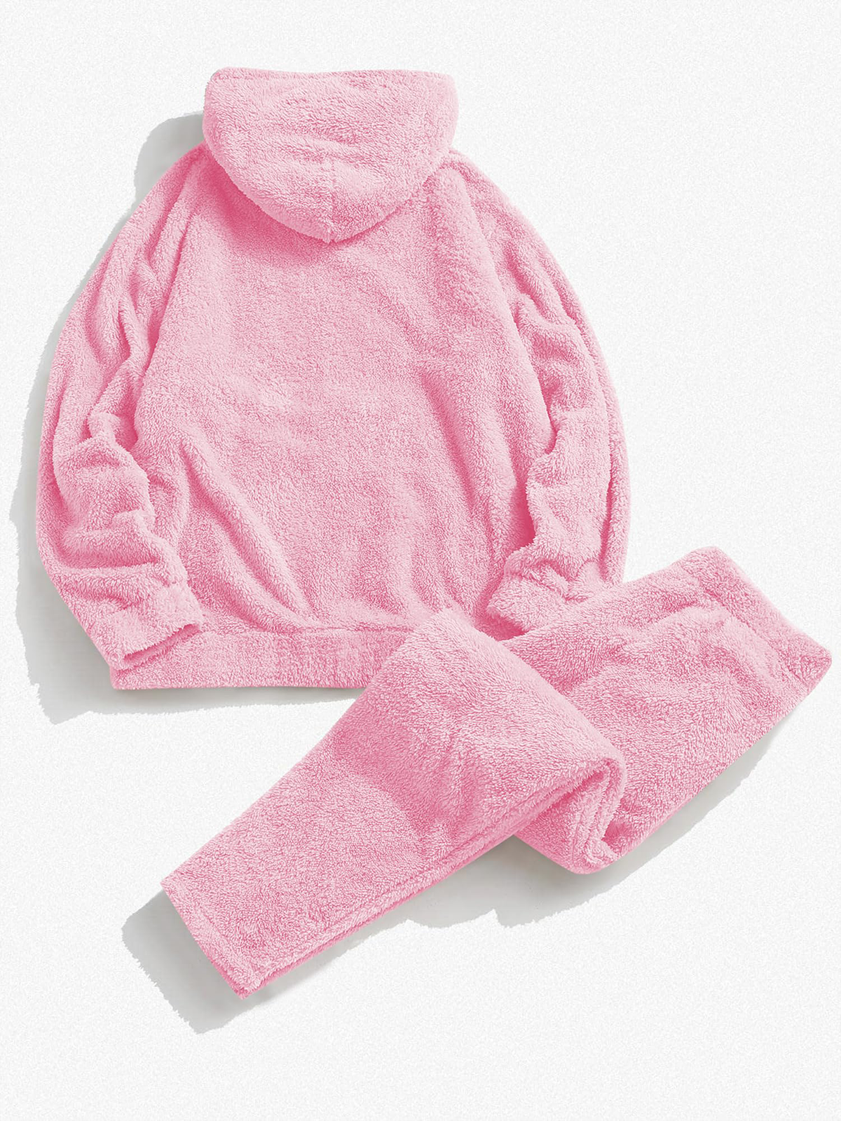 Fuzzy-Fleece-Pajamas-Sets-Pink-3