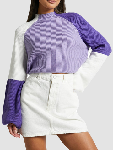 Color-blocked-knit-sweater-Purple-3
