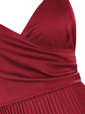 Satin-Sexy-Gown-Dress-Red-4