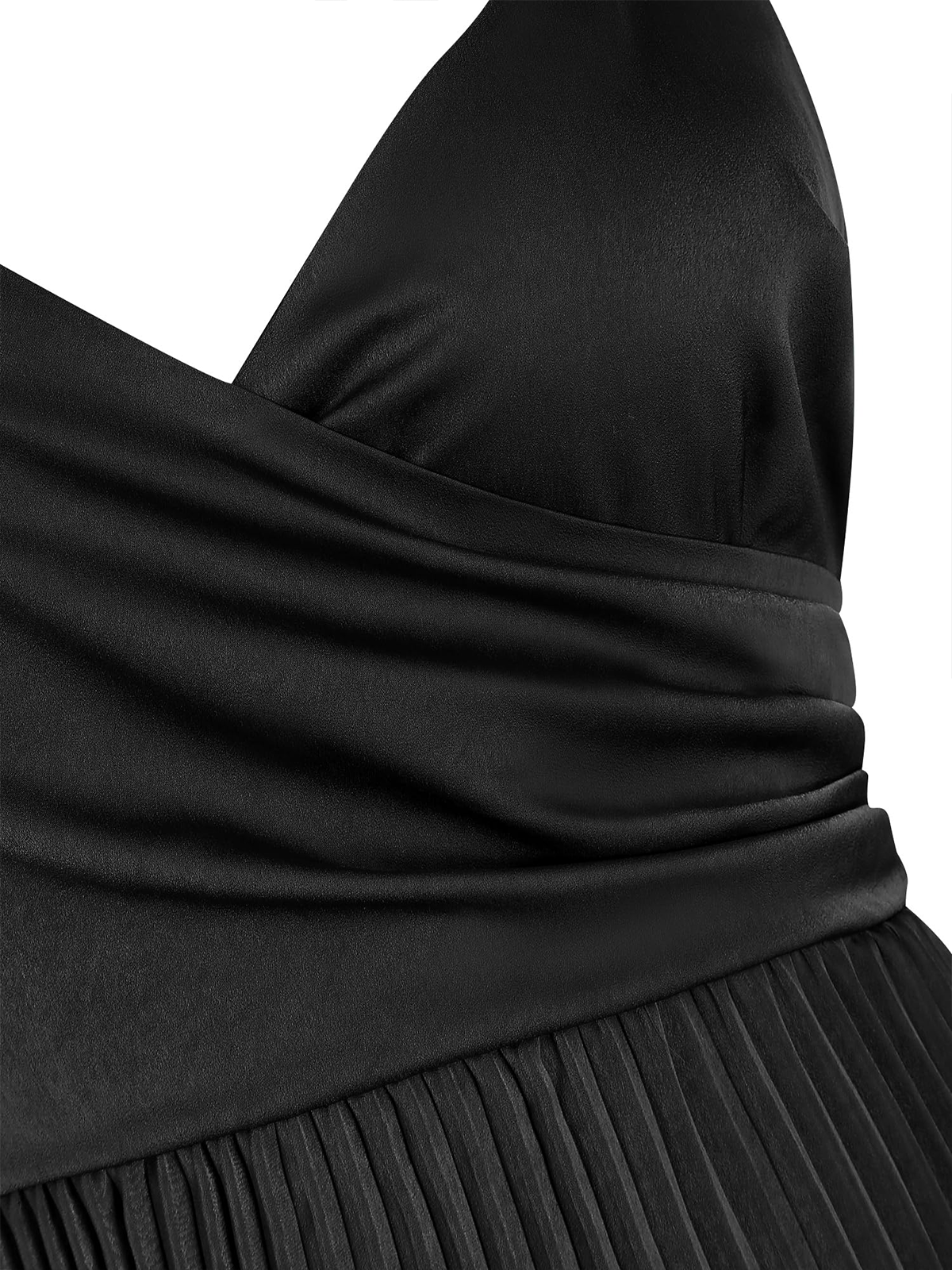 Satin-Sexy-Gown-Dress-Black-5