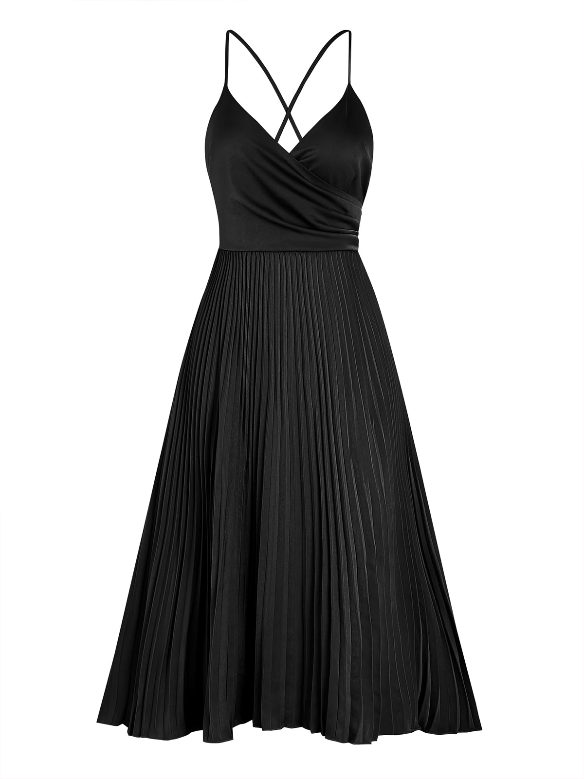 Satin-Sexy-Gown-Dress-Black-3
