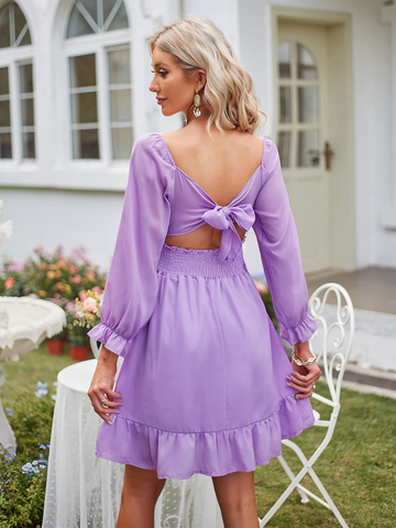 Square-Neck-Strapless-Homecoming-Dress-Purple-2