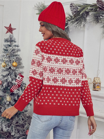 Christmas-Snowflake-Knit-Red-2