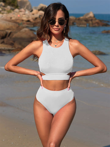 Cut Out Bikini Set