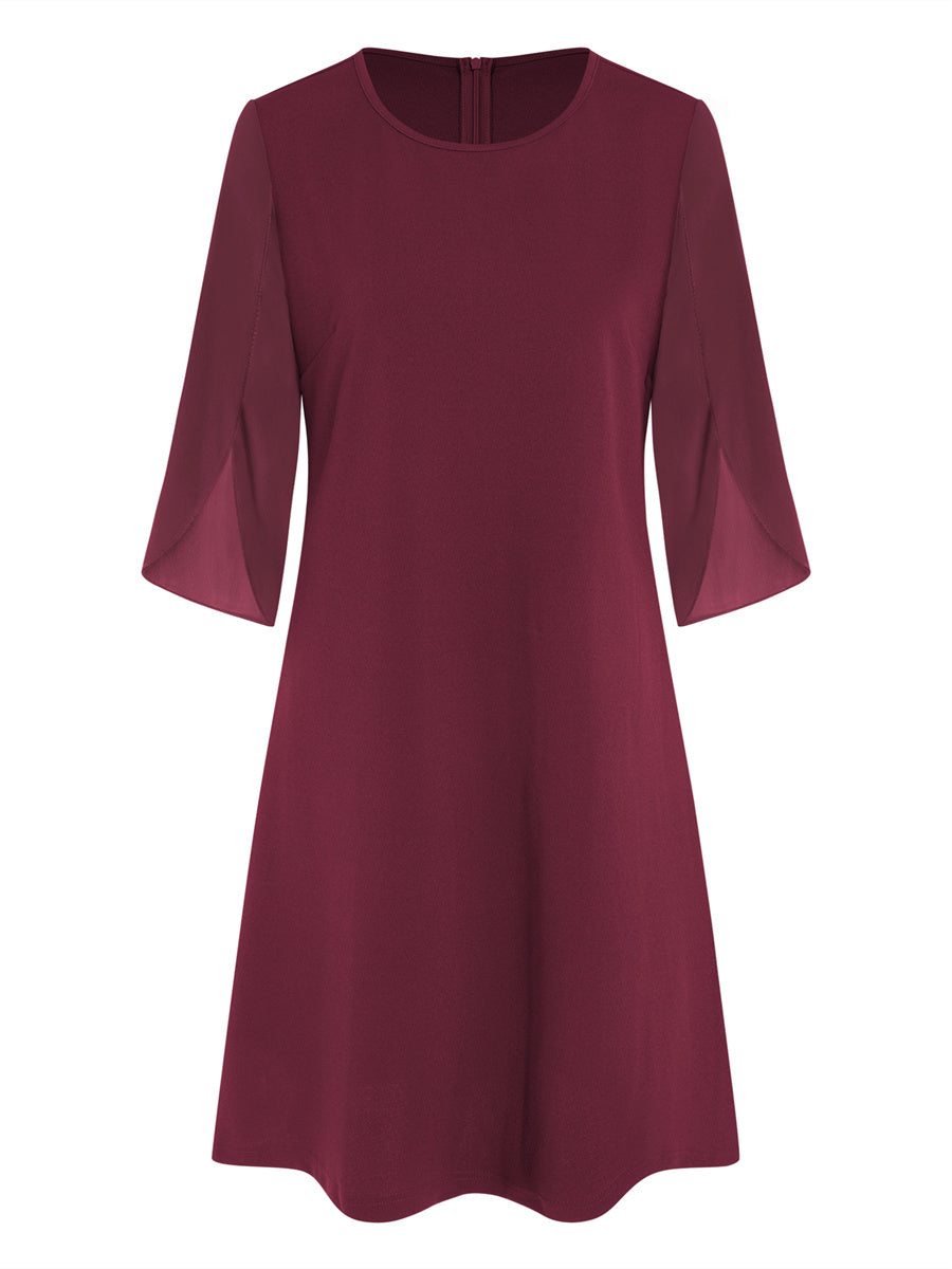 ZAFUL Cocktail Dresses for Women Flutter Sleeve Wedding Guest Dress