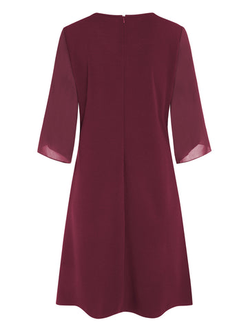 ZAFUL Cocktail Dresses for Women Flutter Sleeve Wedding Guest Dress