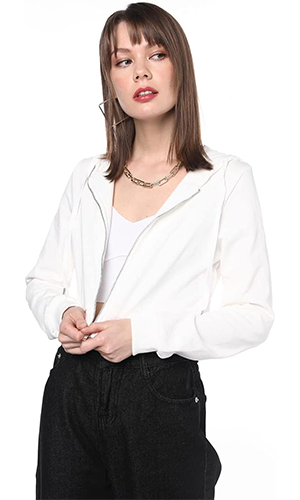 ZAFUL Women's Zip Up Thin Hoodies - Welooc