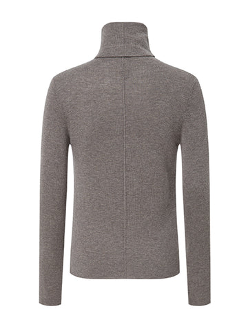 Turtleneck Fitted Cashmere Sweater