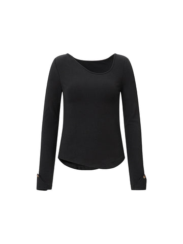 Women's Pea Neck Slim Top