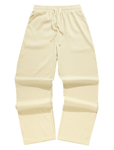 Zaful Mens Color Block Striped Relaxed Fit Sports Skater Pants with Pockets-AMZ