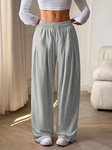 ZAFUL Womens Wide Leg Sweatpants Baggy Lounge Travel Pants Spring Fashion Joggers Winter Clothes Outfits