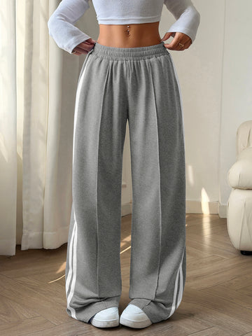 ZAFUL Womens Straight Leg Sweatpants Baggy Lounge Travel Pant