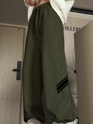 ZAFUL Grey Men's Baggy Pants Men's Parachute Sweatpants Unisex Street Y2K Pants Lounge Pants