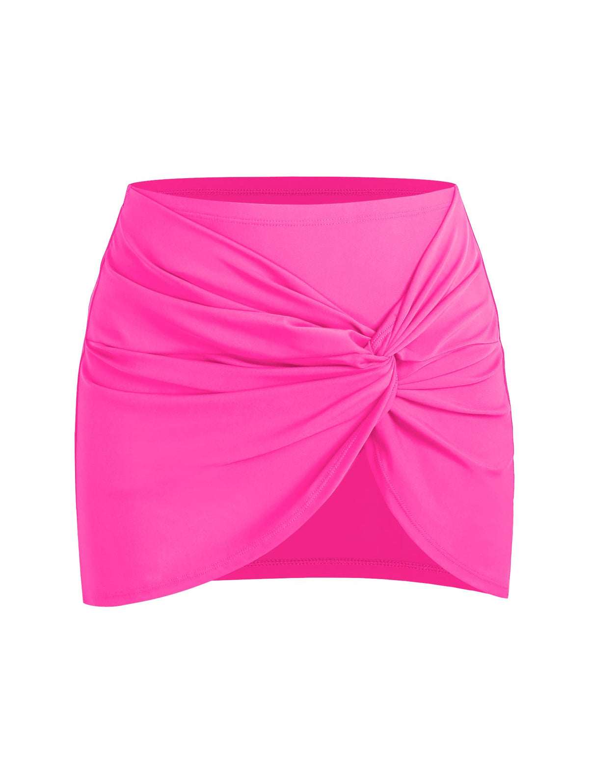 ZAFUL Womens Swim Skirt Twist Bathing Suit Skirt with Build-in Brief