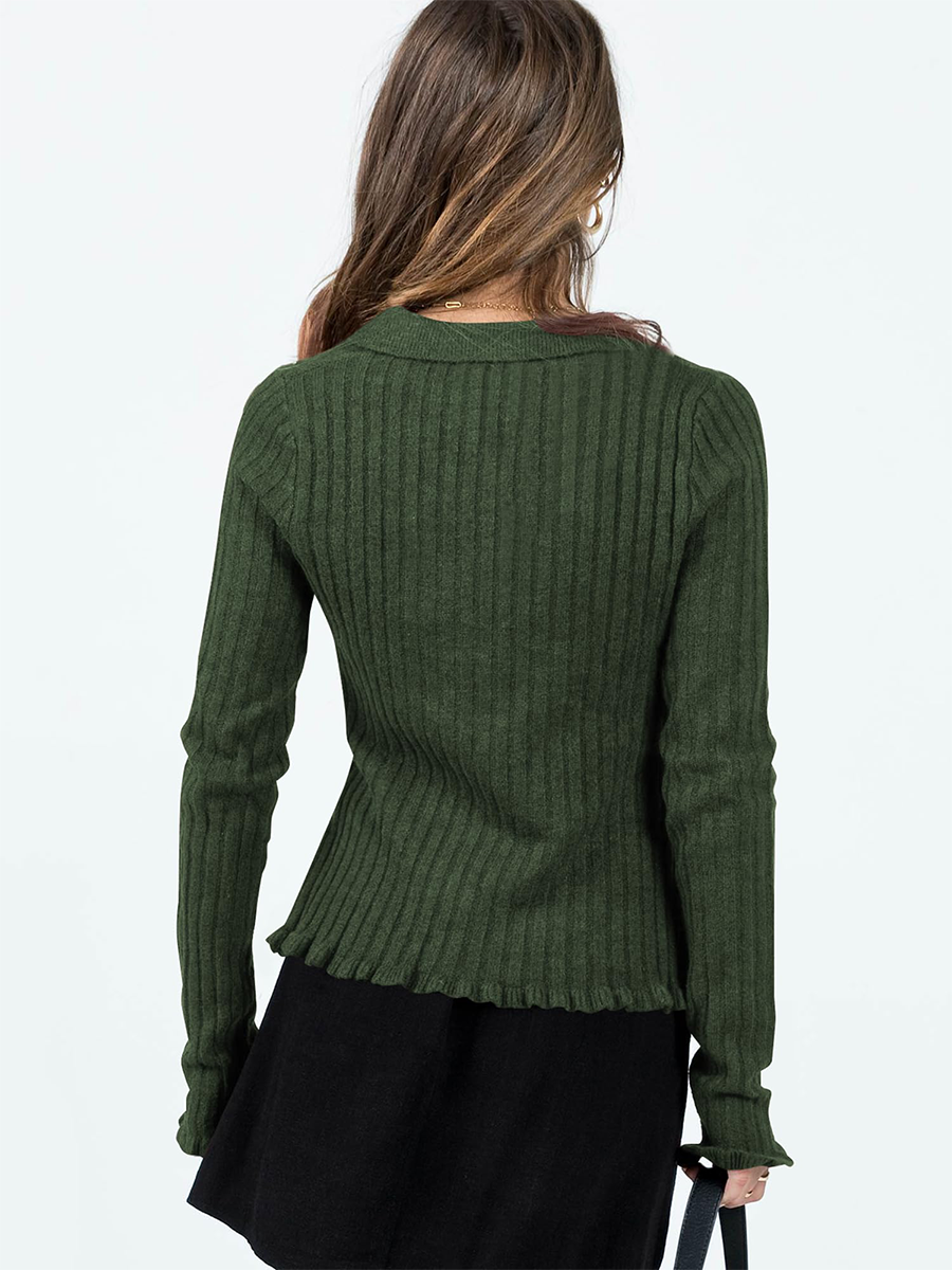 Knitted-Polo-Shirt-Green-2