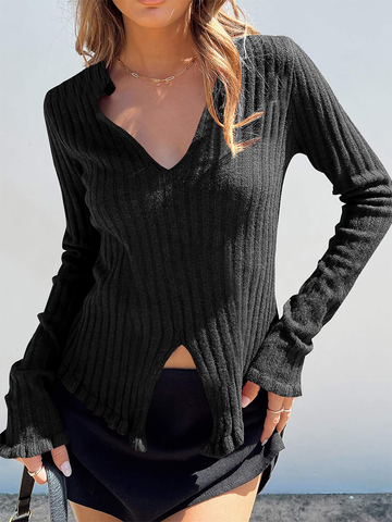 Knitted-Polo-Shirt-Black-1
