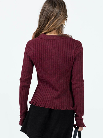 Knitted-Polo-Shirt-Red-2