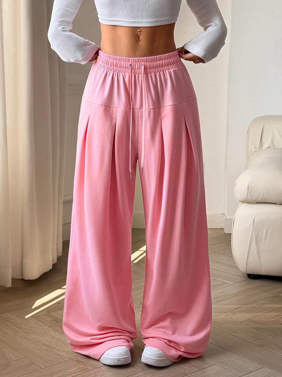 ZAFUL Womens Wide Leg Sweatpants Baggy Lounge Travel Pants Spring Fashion Joggers Winter Clothes Outfits