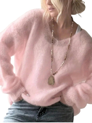 Oversized V-Neck Sweater